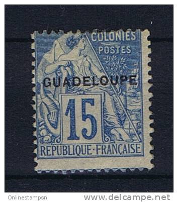 Guadeloupe YV Nr 19 Not Used (*) - Unused Stamps