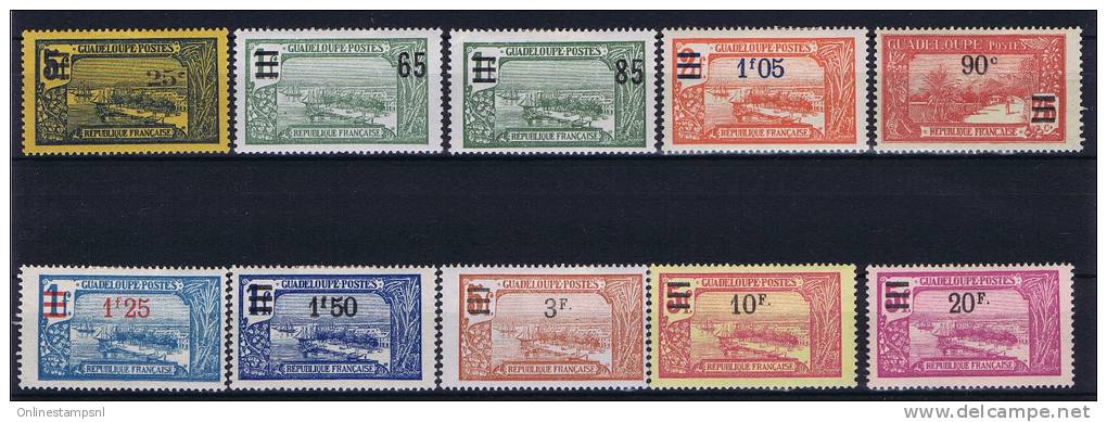 Guadeloupe YV Nr 89 - 98 MN/* - Unused Stamps