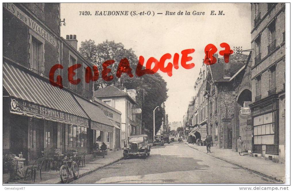 95 -  EAUBONNE - RUE DE LA GARE - TERMINUS DE LA GARE - Ermont-Eaubonne