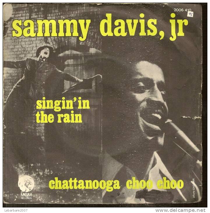 45 Tours SP - SAMMY DAVIS, JR  - MGM 2006410  " SINGIN'IN THE RAIN " + 1 - Otros - Canción Inglesa