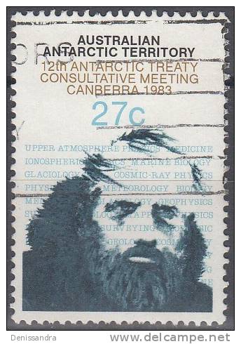 Australian Antarctic Territory 1983 Michel 60 O Cote (2005) 0.60 Euro Conference De Traite De L'antarctique - Gebraucht