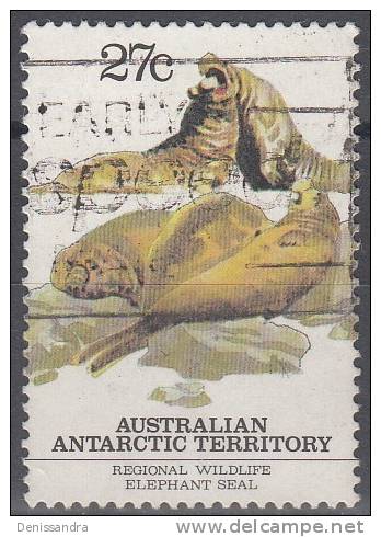 Australian Antarctic Territory 1983 Michel 57 O Cote (2005) 0.60 Euro Eléphant De Mer - Used Stamps