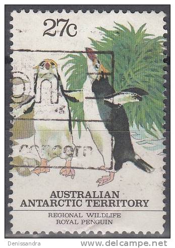 Australian Antarctic Territory 1983 Michel 58 O Cote (2005) 0.60 Euro Manchot Royal - Oblitérés