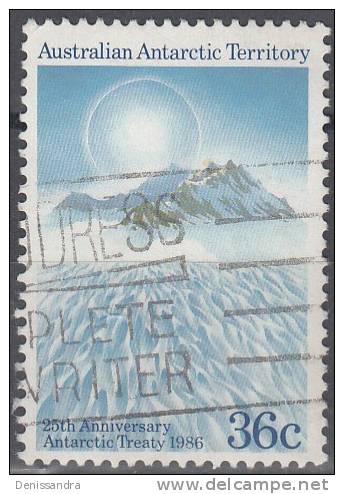 Australian Antarctic Territory 1986 Michel 73 O Cote (2005) 0.80 Euro Montagnes Prince Charles - Oblitérés