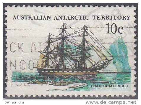 Australian Antarctic Territory 1979 Michel 40 O Cote (2005) 0.20 Euro Bâteau Challenger - Used Stamps