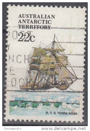 Australian Antarctic Territory 1979 Michel 44 O Cote (2005) 0.80 Euro Bâteau Terra Nova - Oblitérés