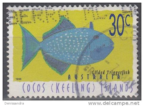 Cocos (Keeling) Islands 1996 Michel 350 O Cote (2005) 0.40 € Poisson Cachet Rond - Cocos (Keeling) Islands