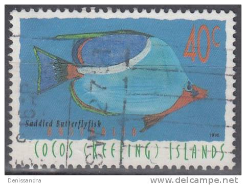 Cocos (Keeling) Islands 1995 Michel 340 O Cote (2005) 0.70 € Poisson Papillon - Kokosinseln (Keeling Islands)