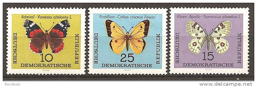 DDR 1964 ** - Schmetterlinge