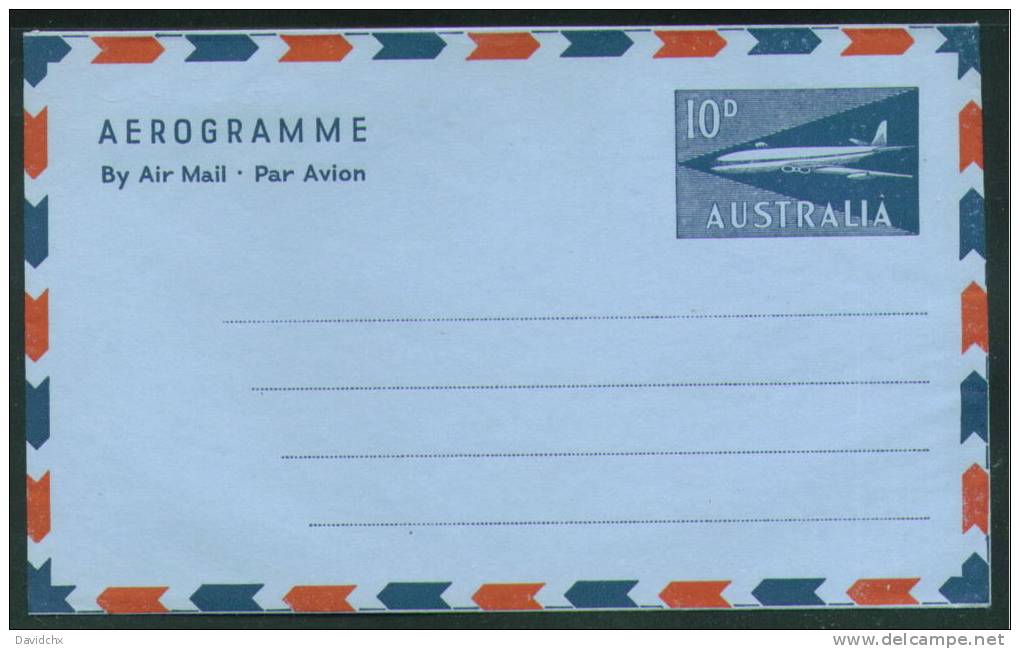 AUSTRALIA, AEROGRAMME, NO. FG11 - Aerograms