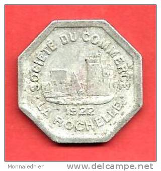 SOCIETE Du  COMMERCE , LA ROCHELLE , 1922 , 25 Cts. - Noodgeld