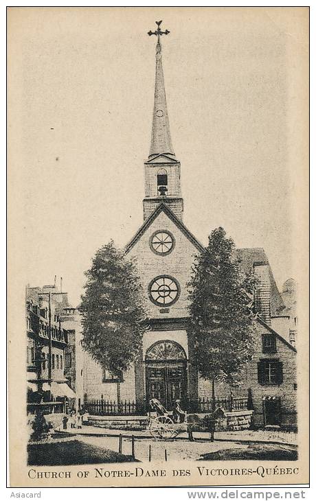 Quebec Church Of Notre Dame Des Victoires - Québec - La Cité
