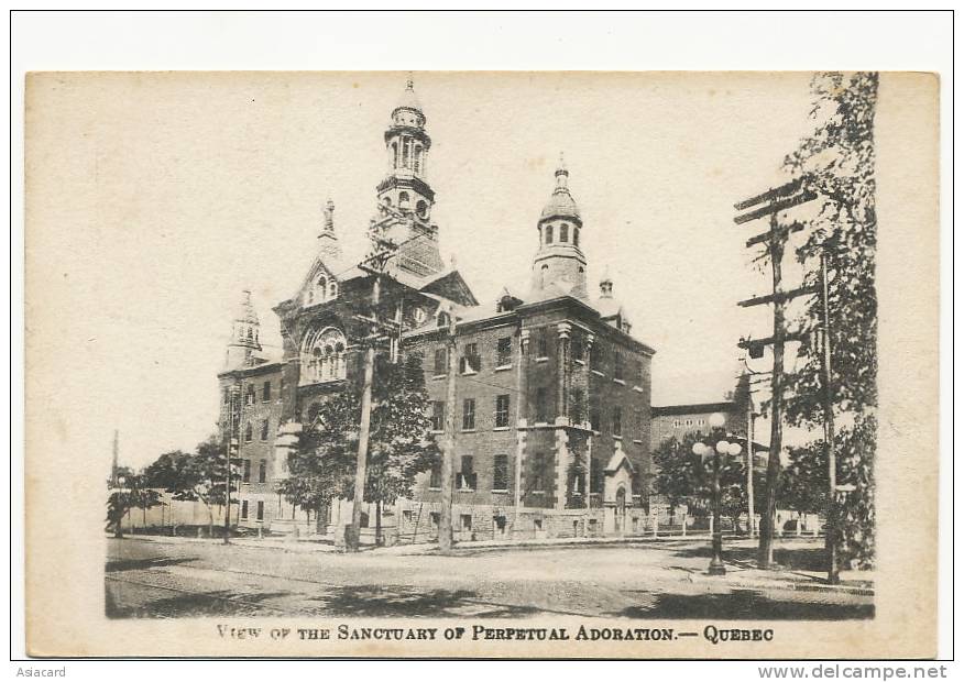 Quebec  View Of The Sanctuary Of Perpetual Adoration - Québec - La Cité