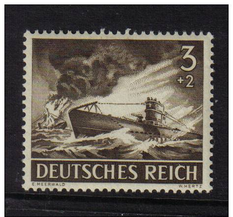 GERMANY DEUTCHES REICH THIRD B218-819-831  MNH 1943 PREMIUM UNMOUNTED MINT ALEMAGNE DEUTSCHLAND ALEMANIA - Unused Stamps