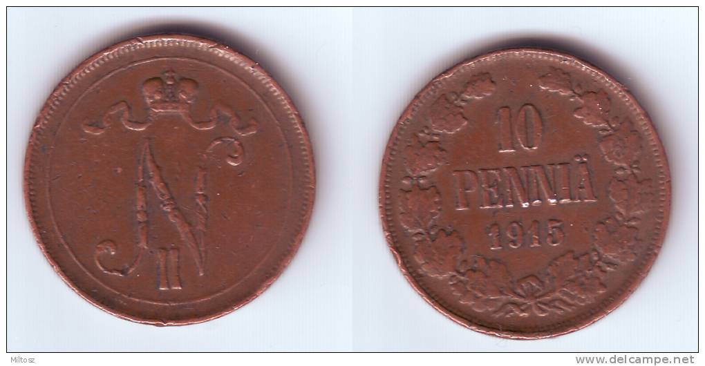 Finland 10 Pennia 1915 - Finland