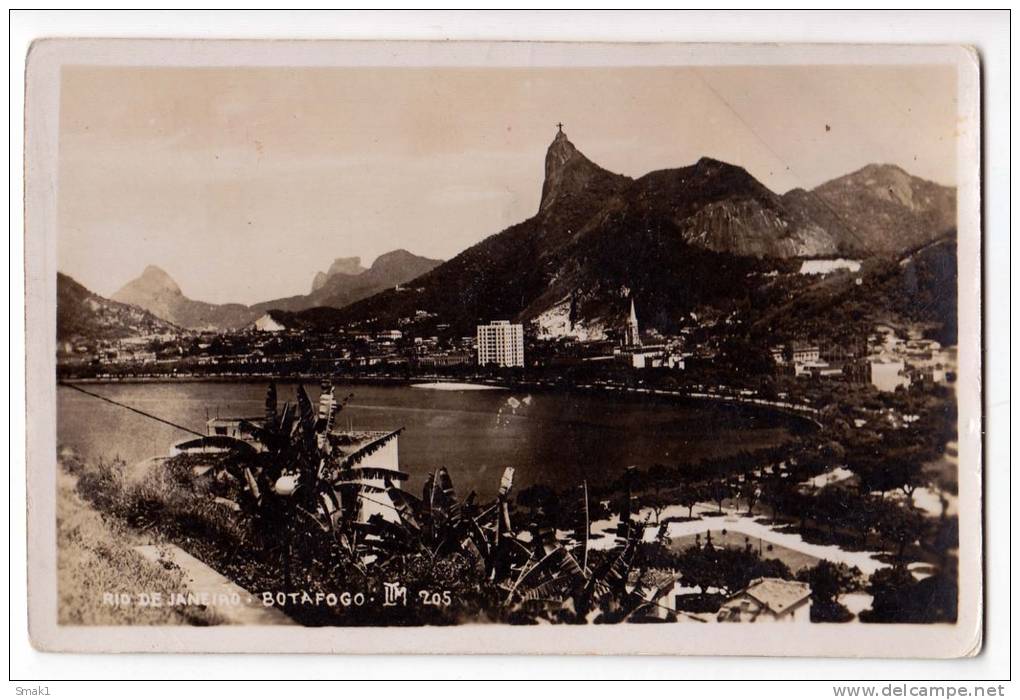 AMERICA BRAZIL RIO DE JANEIRO THE BOTAFOGO Nr. 205 OLD POSTCARD - Rio De Janeiro