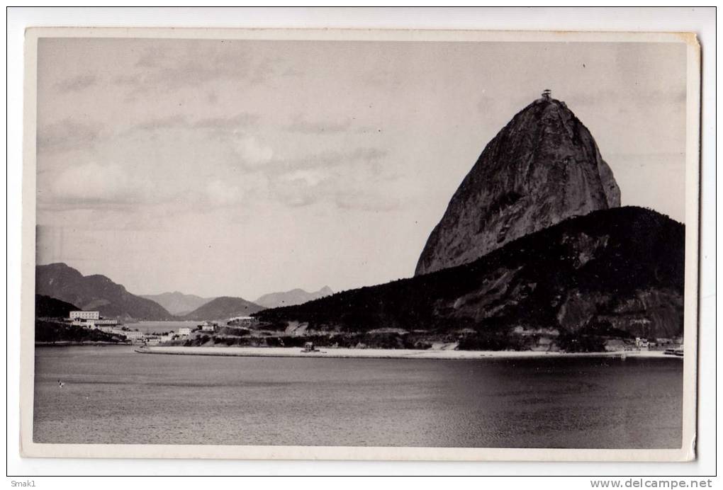 AMERICA BRAZIL RIO DE JANEIRO O PAO DE ASSUCAR OLD POSTCARD - Rio De Janeiro