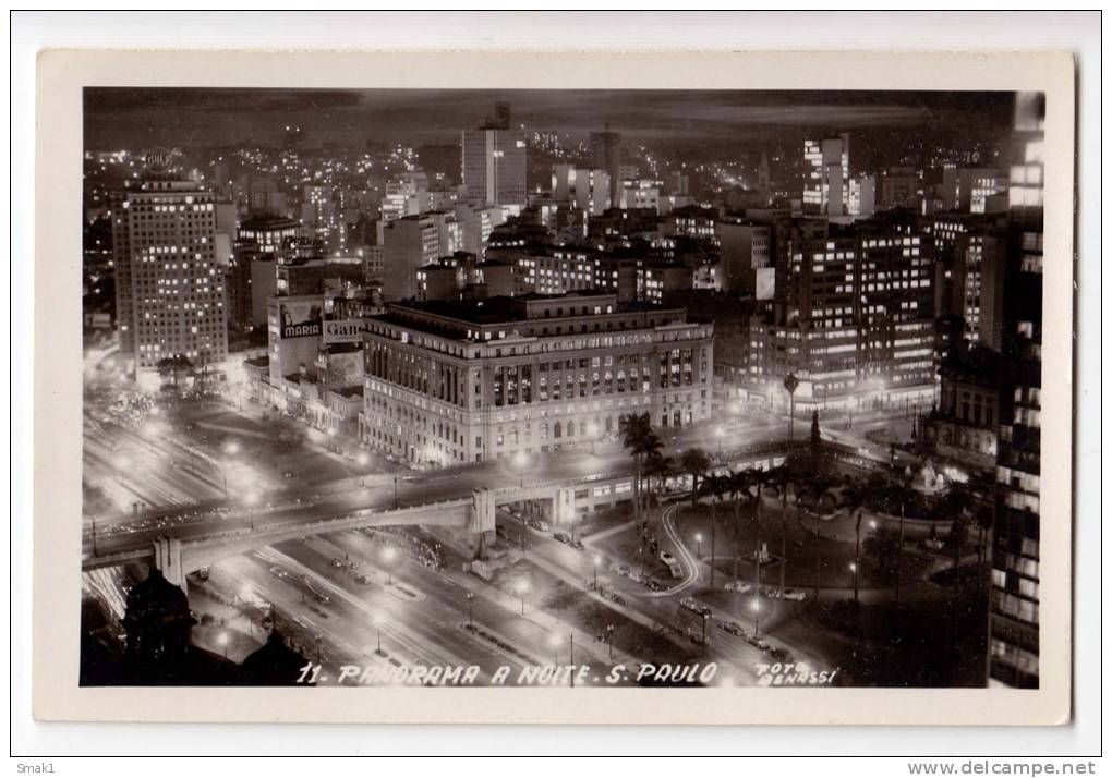 AMERICA BRAZIL SAO PAOLO PANORAMA BY NIGHT Nr. 11 PHOTOGRAPHY - São Paulo