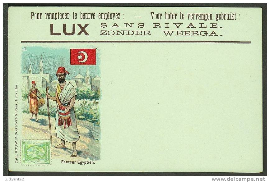 Postcard Facteur Egyptien  A Postman Of The World (number 9)   Egypt  C1907. - Postal Services