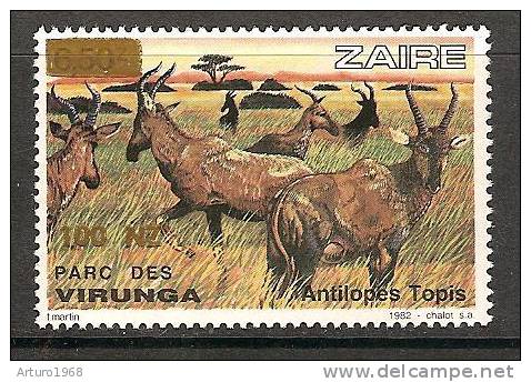 Zaire / Congo Kinshasa / RDC - NON EMIS / UNISSUED - Surcharge 100NZ Sur COB 1160 - MNH / ** 1994 - Faune - Neufs