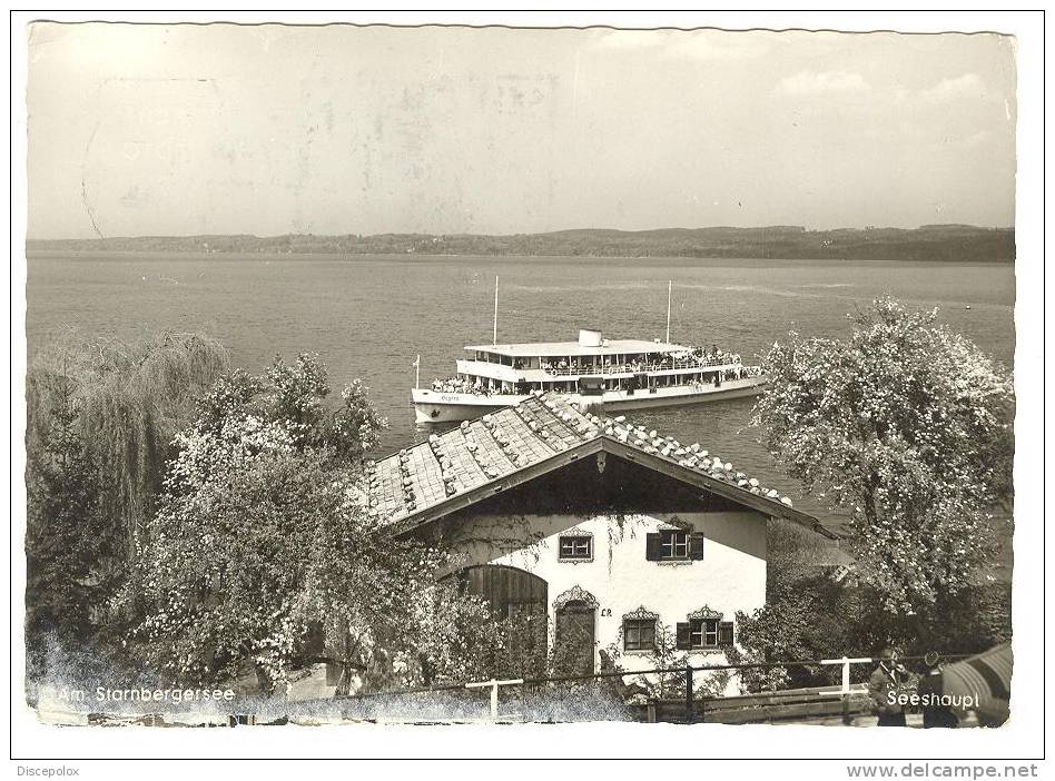 G1607 Starnbergersee - Seeshaupt - Navi Ships Bateaux Schiff / Viaggiata 1964 - Starnberg