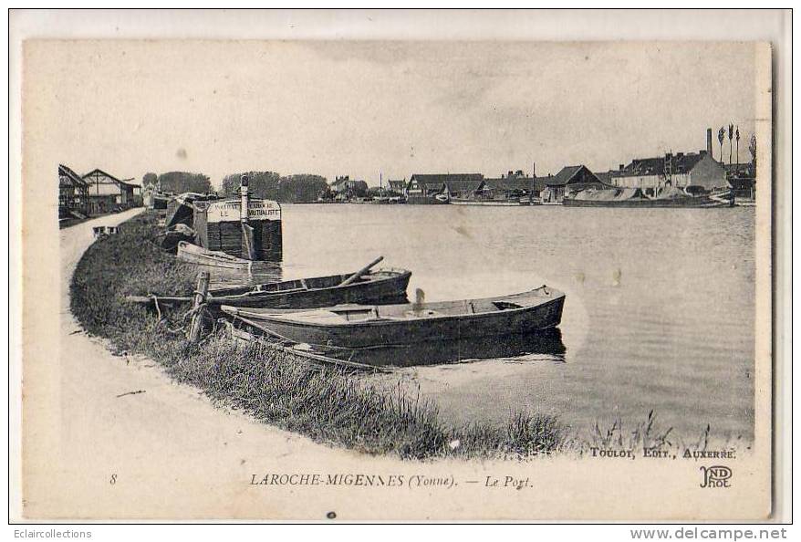Laroche Migennes  89    Navigation Fluviale  Péniche Canaux Pont - Migennes