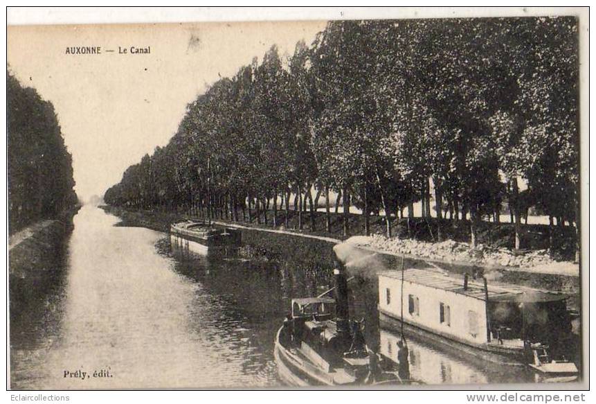 Auxonne 21  Navigation Fluviale  Péniche Canaux  écluse Pont - Auxonne