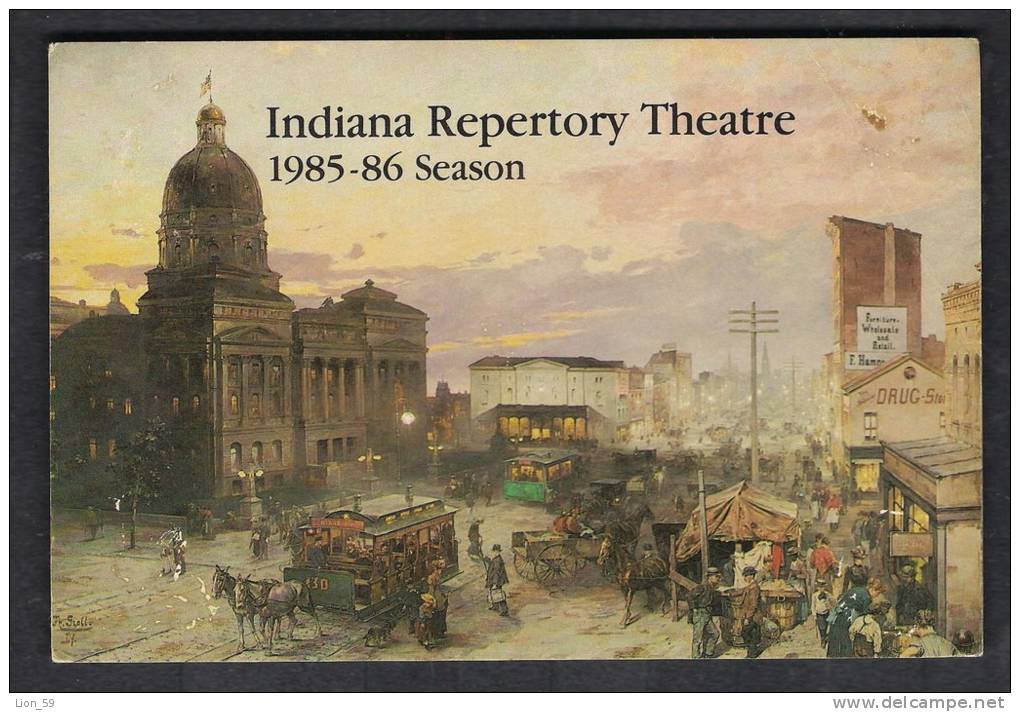 130101 / INDIANA REPERTORY THEATRE 1985 -86 SEASON BY THEODORE GROLL GERMANY  INDIANOPOLIS  United States Etats-Unis USA - Indianapolis