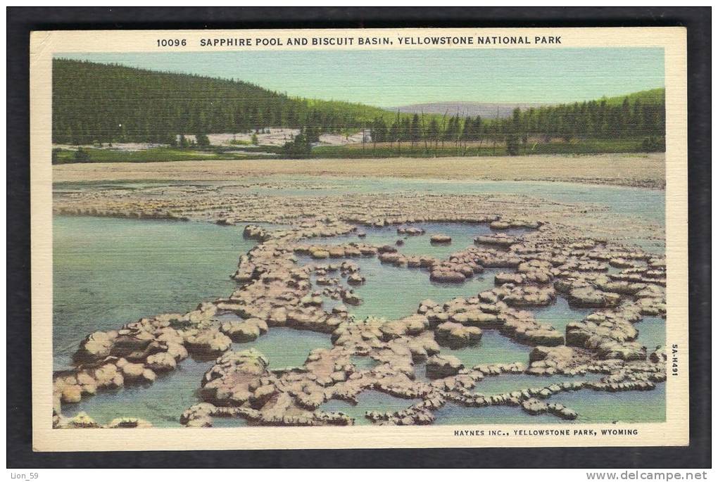 130128 / SAPPHIRE POOL AND BISCUIT BASIN  , YELLOWSTONE NATIONAL PARK -  United States Etats-Unis USA - USA National Parks