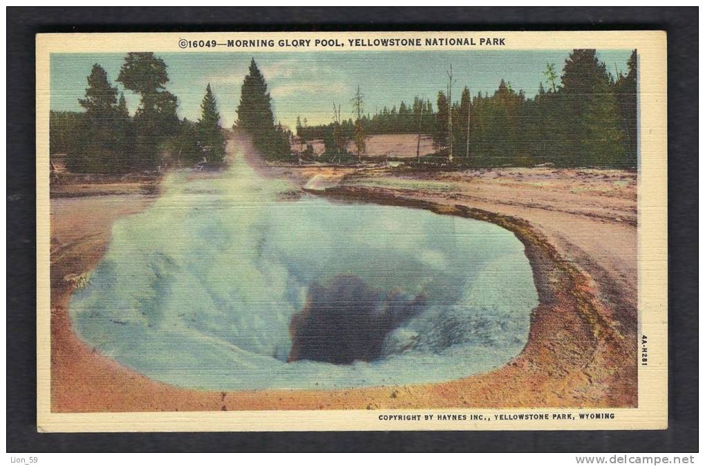 130129 / MORNING GLORY POOL  , YELLOWSTONE NATIONAL PARK -  United States Etats-Unis USA - USA National Parks