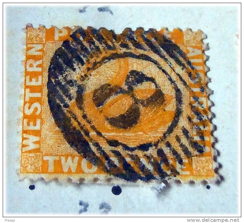 AUSTRALIA-- WESTERN  AUSTRALIA  2  PENCE N 4  USATO - Used Stamps