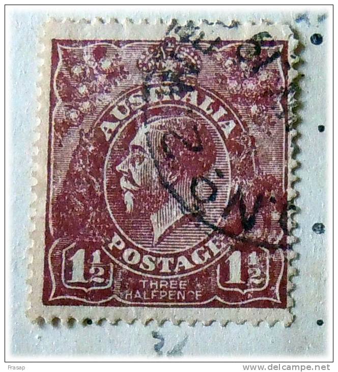 AUSTRALIA--   AUSTRALIA  1 1\2  PENCE  N 2  USATO - Used Stamps