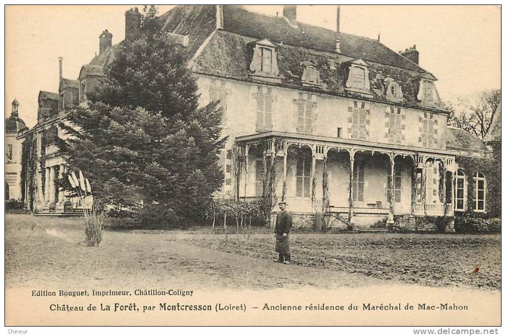 CHATEAU DE LA FORET PAR MONTCRESSON ANCIENNE RESIDENCE DU MARECHAL DE MAC MAHON - Other & Unclassified