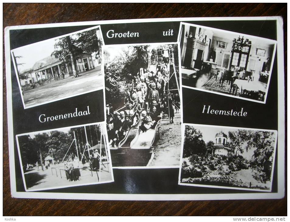 HEEMSTEDE - Verzonden 1951 - Groeten Uit Groenendaal - Lot VO 4 - Bloemendaal