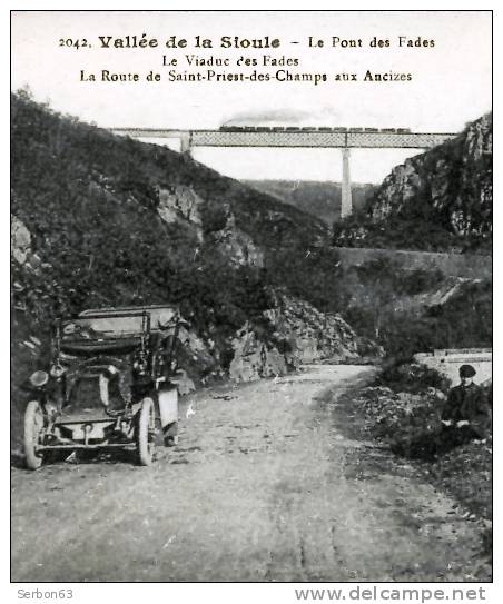 CARTE POSTALE ANCIENNE 63 LE PONT DES FADES VENDUE EN L'ETAT  A. MICHEL PHOTO-EDIT. ST GERVAIS D'AUVERGNE N° 2042 BELLE - Saint Gervais D'Auvergne