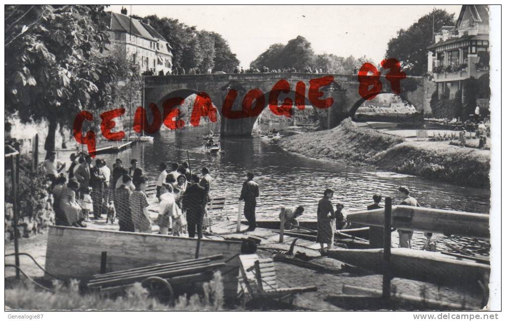 95 -  L' ISLE ADAM - L' EMBARCADERE ET LE PONT DU CABOUILLET - L'Isle Adam