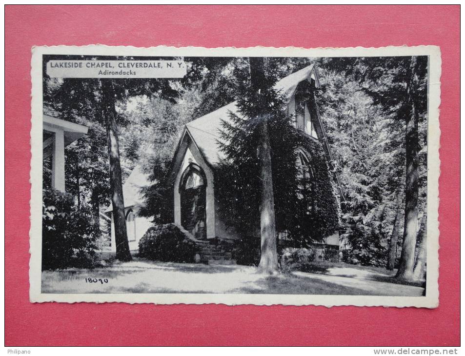 NY - New York > Adirondack  Lakeside Chapel Cleverdale==  = ==ref 762 - Adirondack