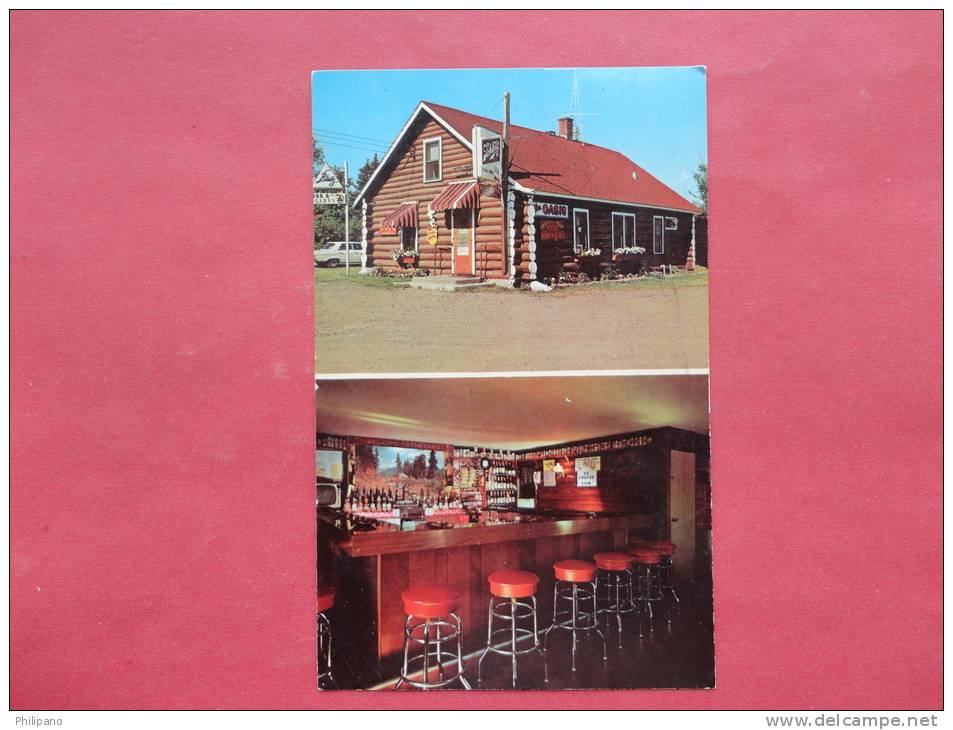 The Oasis Bar  Manitowish Waters WI = Multi View Early Chrome  1973 Cancel = = ====   ==ref 762 - Andere & Zonder Classificatie