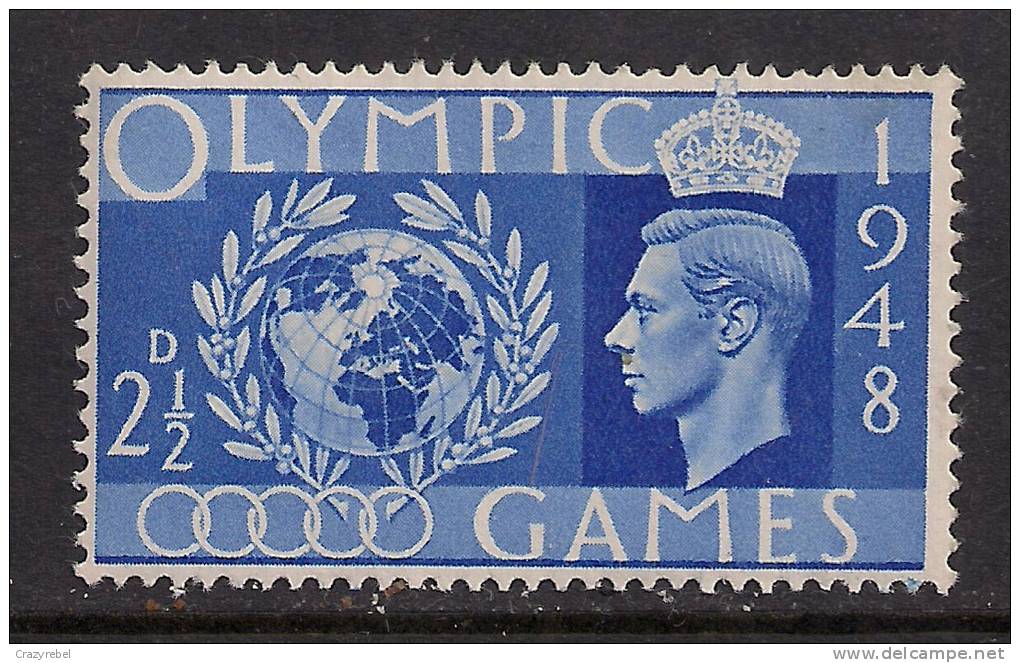 GB 1948 KGV1 2 1/2d OLYMPIC GAMES MM BLUE STAMP SG 495.. ( G818 ) - Unused Stamps