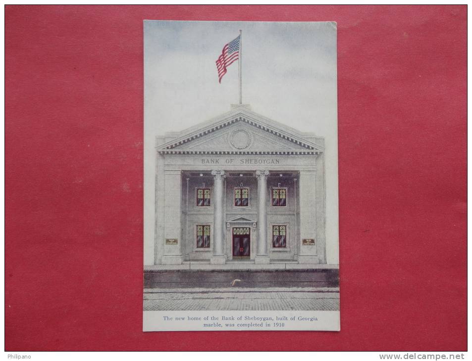 Bank Of Sheboygan, Built With Georgia Marble Ca 1910====   ==ref 762 - Otros & Sin Clasificación