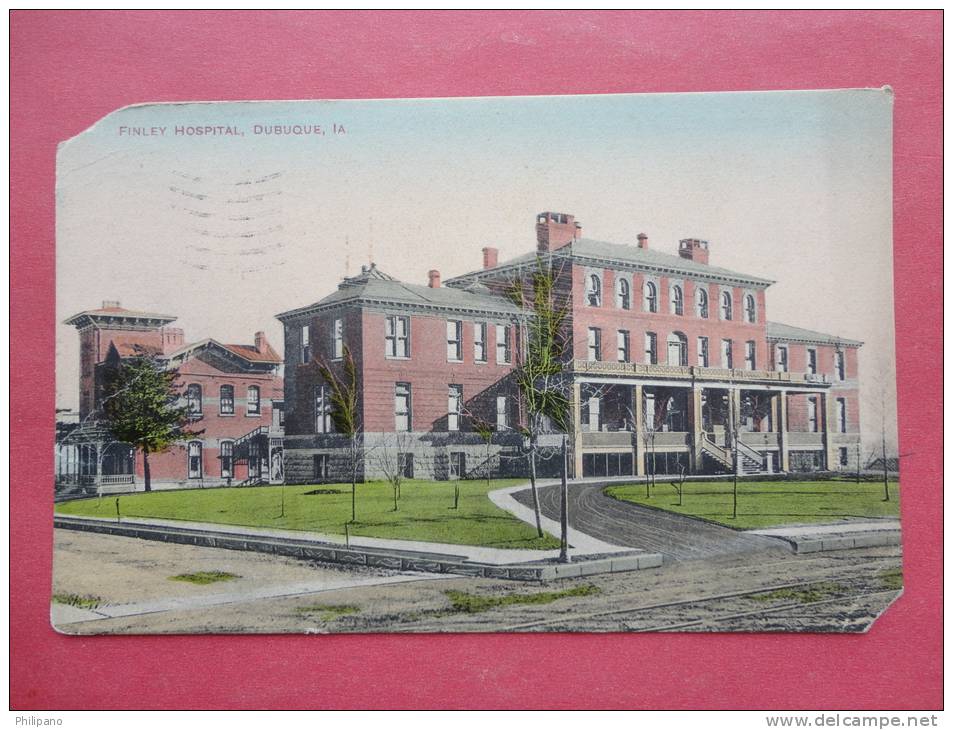 IA - Iowa > Dubuque  Finley Hospital 1910 Cancel===   ==ref 762 - Dubuque