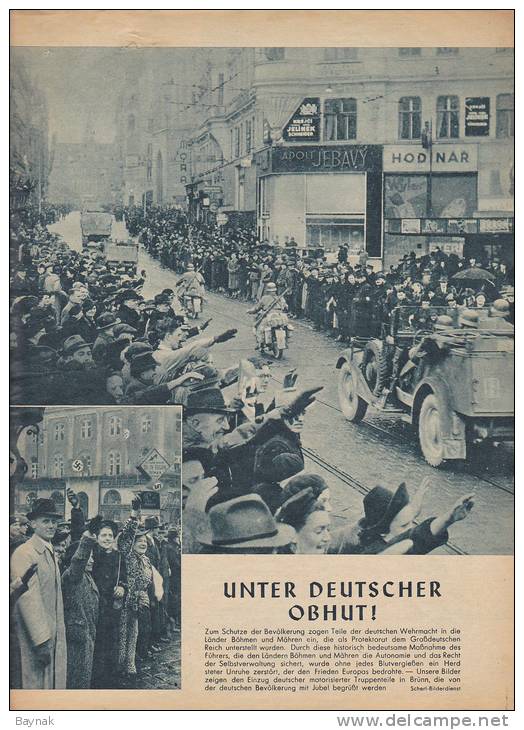 FILMWELT  --  DAS FILM UND FOTO - MAGAZIN  -  1939  --  32 PAGES -  WEHRMACHT IN BRUN,  BOHMEN, REKLAME.... - Magazines