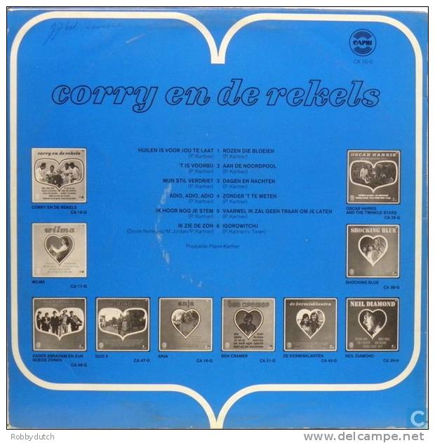 * LP *  VEEL LIEFS VAN... CORRY EN DE REKELS (Holland 1972) - Sonstige - Niederländische Musik