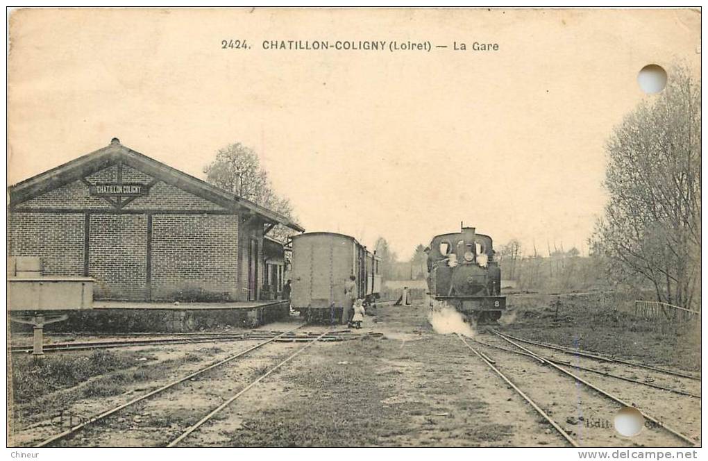 CHATILLON COLOGNY LA GARE - Chatillon Coligny