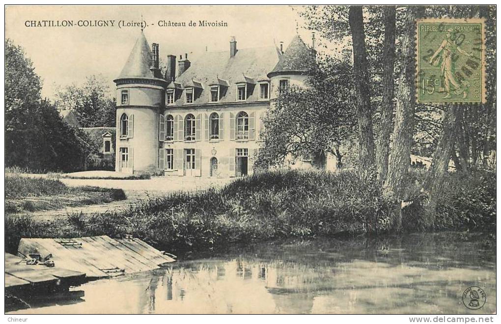 CHATILLON COLOGNY  CHATEAU DE MIVOISIN - Chatillon Coligny
