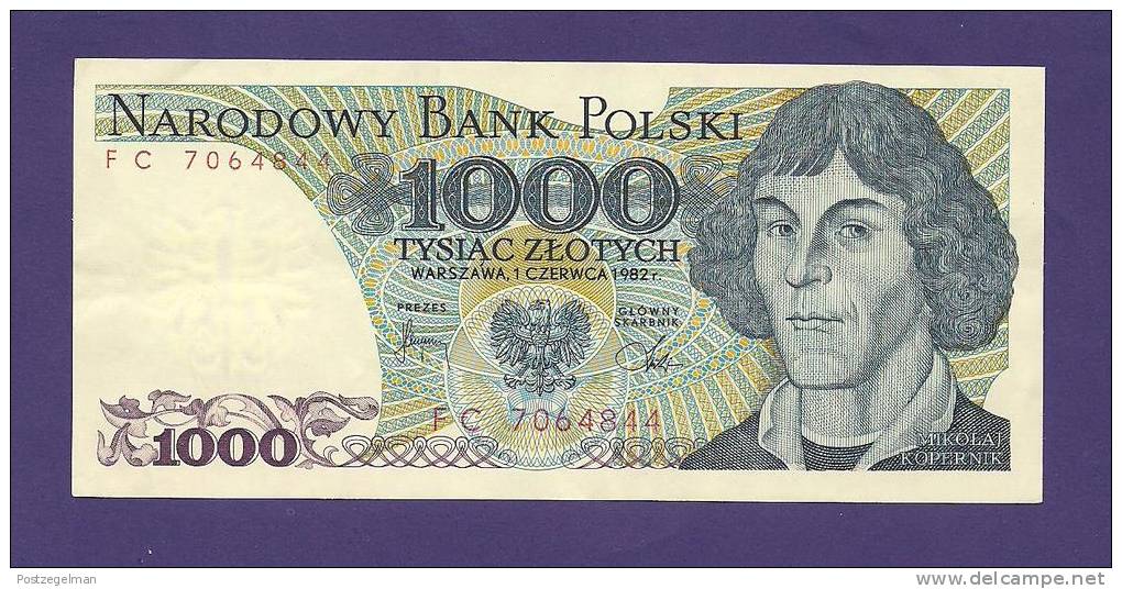 POLAND 1982, Banknote UNC, 1.000 Zlotych Km 146 - Poland