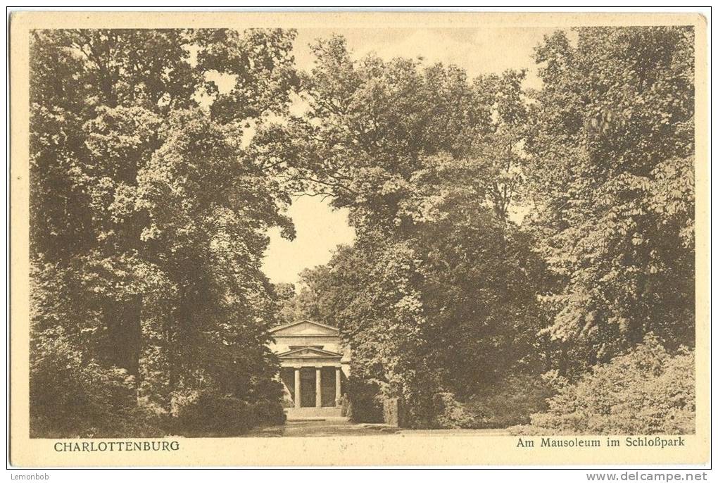 Germany, CHARLOTTENBURG, Am Mausoleum Im Schlosspark, Unused Postcard [13119] - Charlottenburg