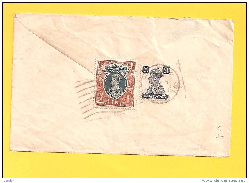 Lettre INDE Pour La France - Storia Postale