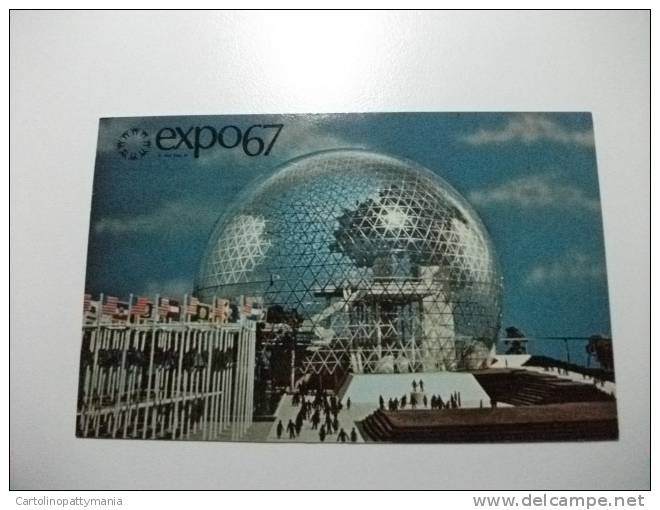 Expo 67 Montreal Canada  The Pavilion Of United States Francobolli Commemorativi - Esposizioni