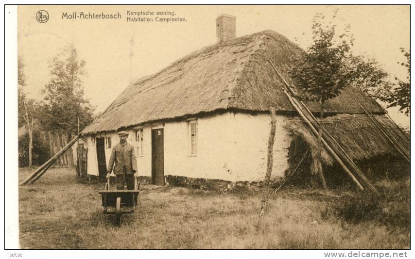 Mol-Achterbosch - Kempische Woning -1929 ( Verso Zien ) - Mol